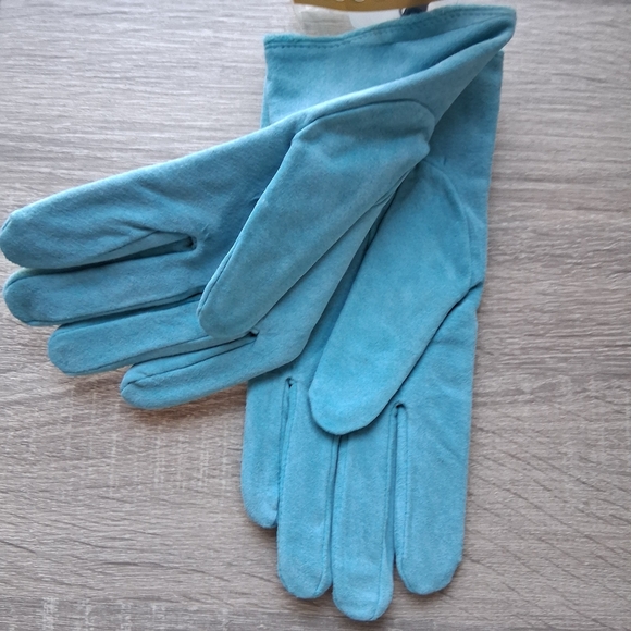 Vintage 》Isotoner Genuine Suede Everyday Leather Gloves 🐦 - Picture 7 of 9